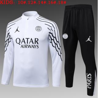 Chándal PSG 2025/26 (White Half Zipper) - NIÑOS